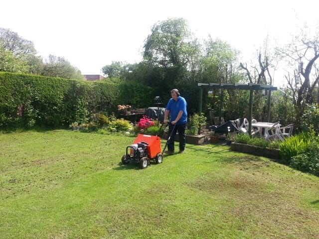 lawn hollowing