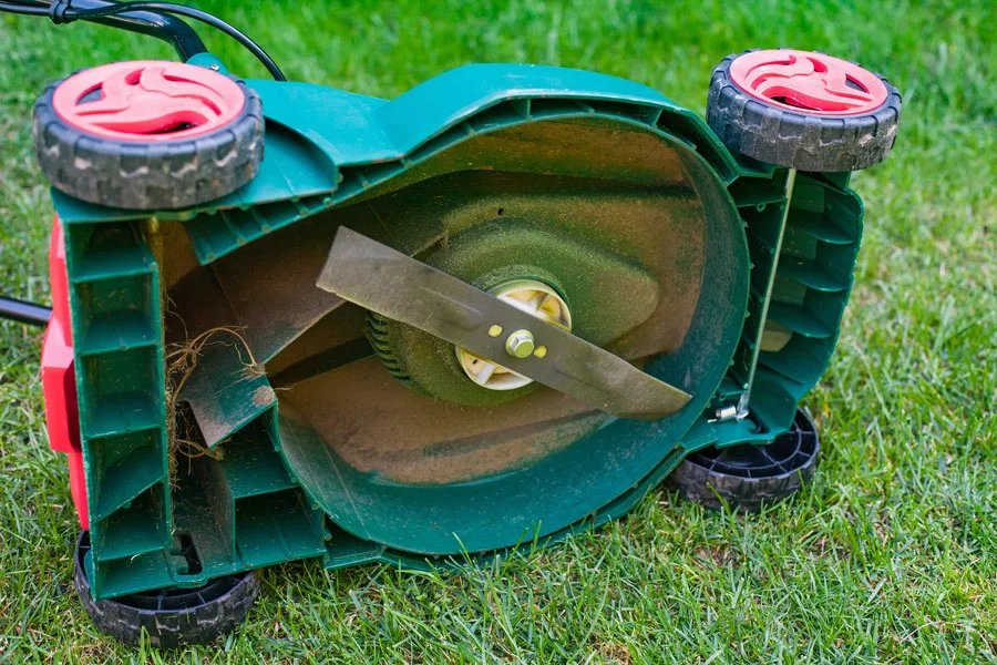 lawns fail if mower blades are not kept sharp and clean.